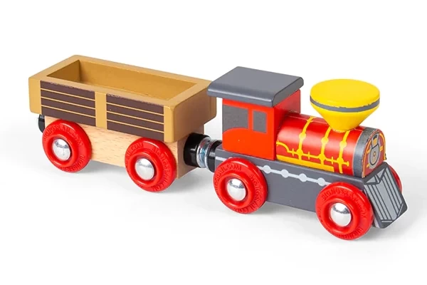 Zug mit Waggon