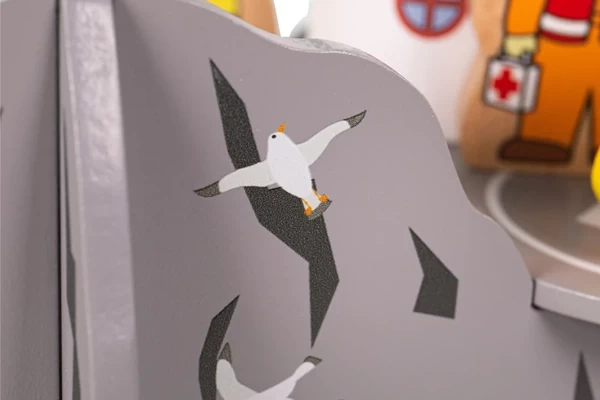 Felsen mit Seemöwen