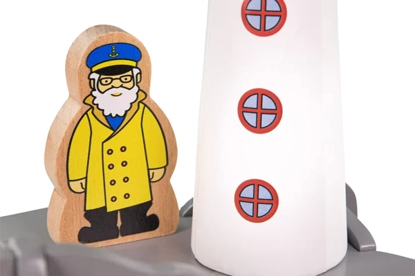 Leuchtturm mit Leuchtturmwärter