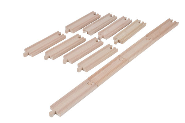 12 lange gerade Gleise