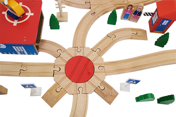 Drehscheibe zum Gleiswechsel