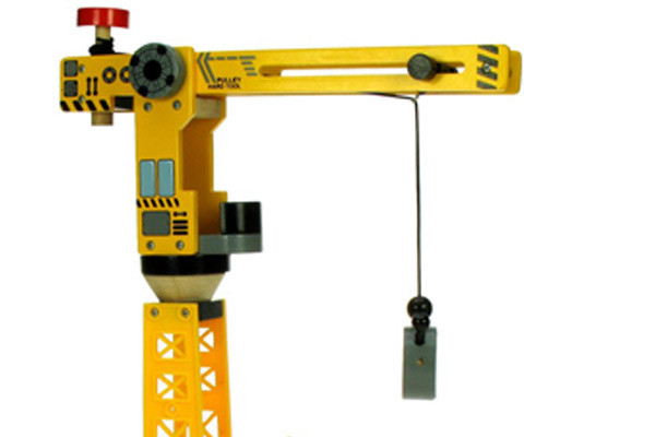 Der Kran hat eine Höhe von 42 cm