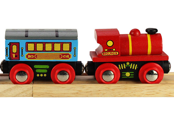 Lokomotive mit Waggon