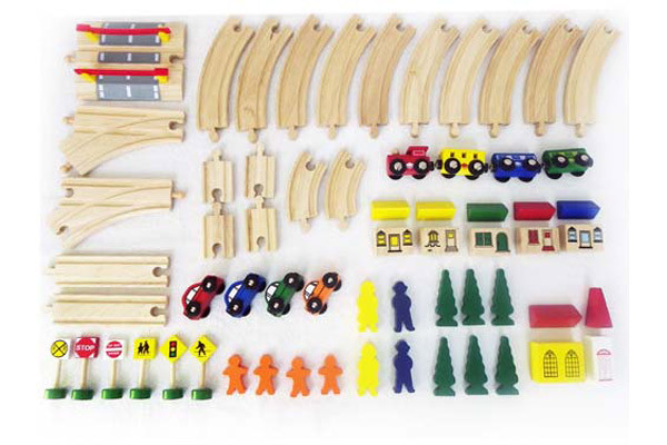 Das Set besteht aus 63 Teilen