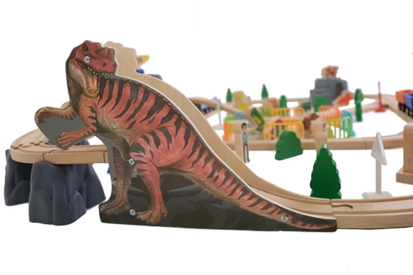 Eine coole Dinosaurier-Rampe